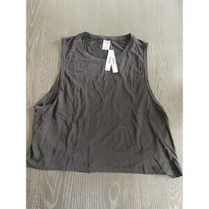 Pink Victorias Secret Seamless Workout Tank‎ Top Black Size Large